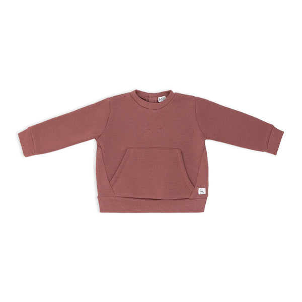 שתי חולצות פוטר עם כיס קנגורו חום-בז' תינוקות בנים