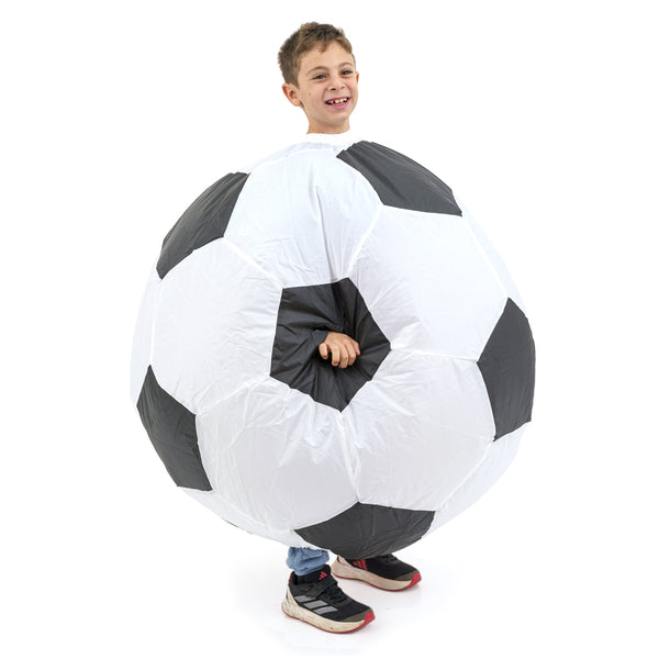 תחפושת מתנפחת כדורגל מידת ילדים ובוגרים