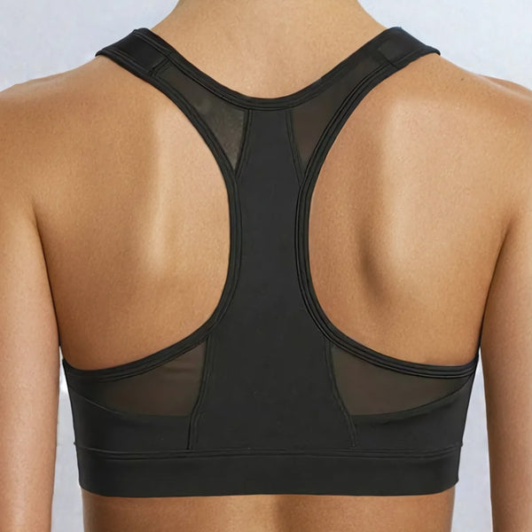 חזיית ספורט שחורה נשים