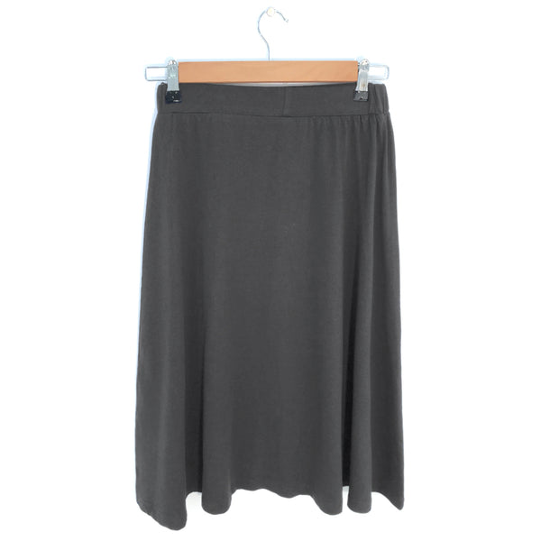 חצאית ברך עם חגורת גומי נשים 1-3