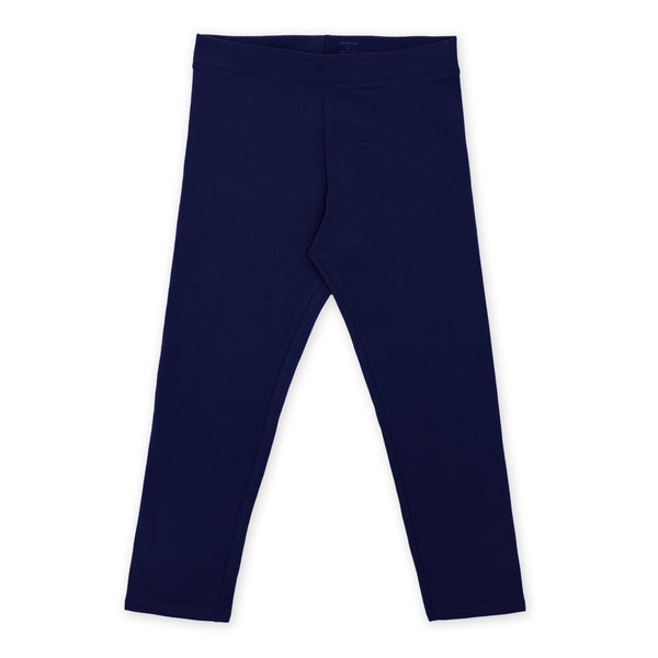 זוג מכנסי טייץ אורך 7/8 שחור וכחול נשים