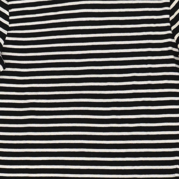 חולצת ויסקוזה פסים עם צווארון גולף נשים