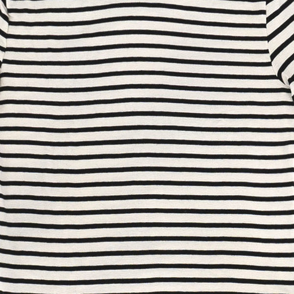 חולצת ויסקוזה פסים עם צווארון גולף נשים