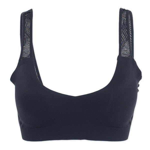 זוג גוזיות עם תחרה וחיתוך לייזר עם סוגר בגב נשים S-XL