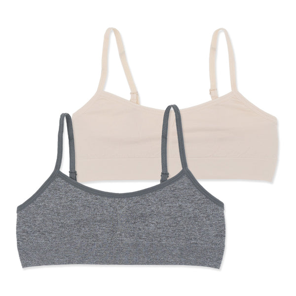 זוג גוזיות Legend ללא תפר עם כתפיות דקות בנות