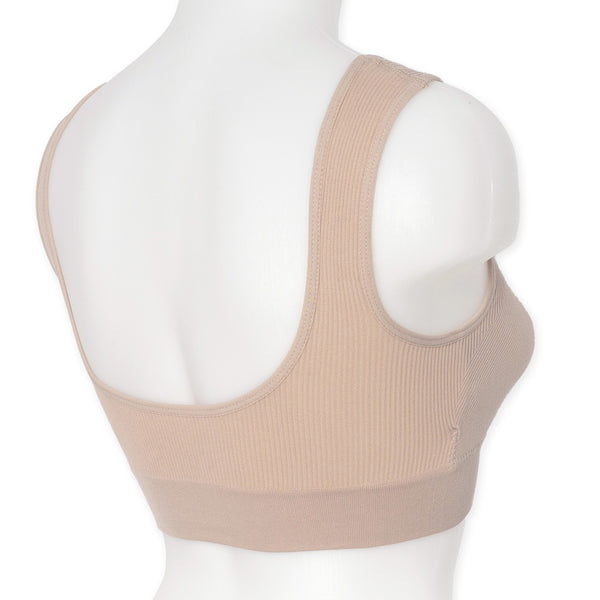 זוג גוזיות ריב כתפיה רחבה בטנה כפולה וקאפים נשלפים נשים S-XL