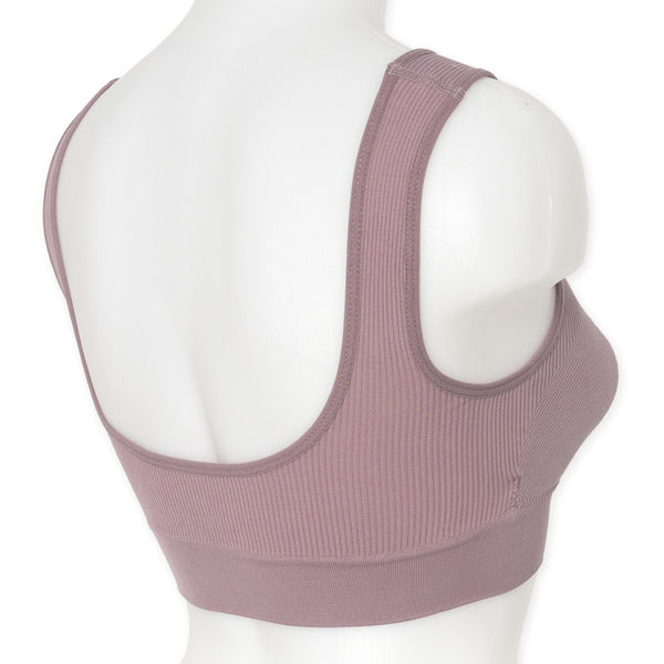 זוג גוזיות ריב כתפיה רחבה בטנה כפולה וקאפים נשלפים נשים S-XL