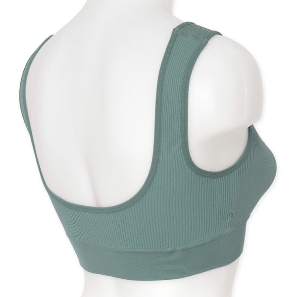 זוג גוזיות ריב כתפיה רחבה בטנה כפולה וקאפים נשלפים נשים S-XL