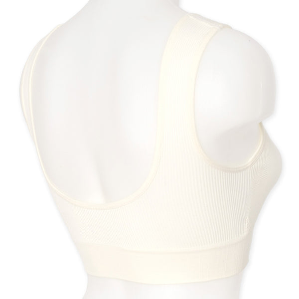 זוג גוזיות ריב כתפיה רחבה בטנה כפולה וקאפים נשלפים נשים S-XL