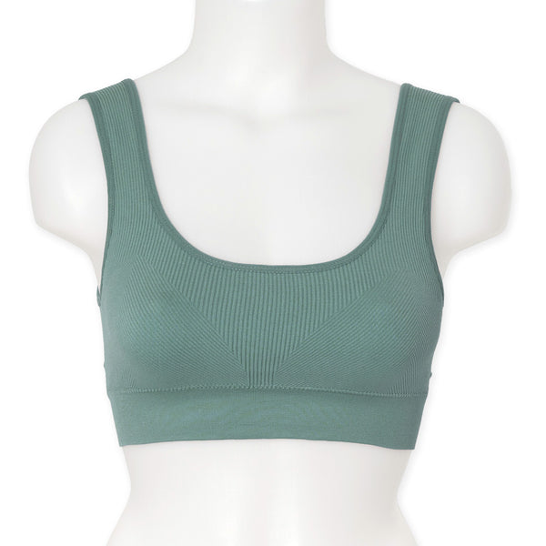 זוג גוזיות ריב כתפיה רחבה בטנה כפולה וקאפים נשלפים נשים S-XL