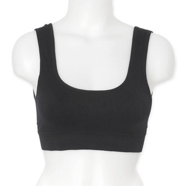 זוג גוזיות ריב כתפיה רחבה בטנה כפולה וקאפים נשלפים נשים S-XL