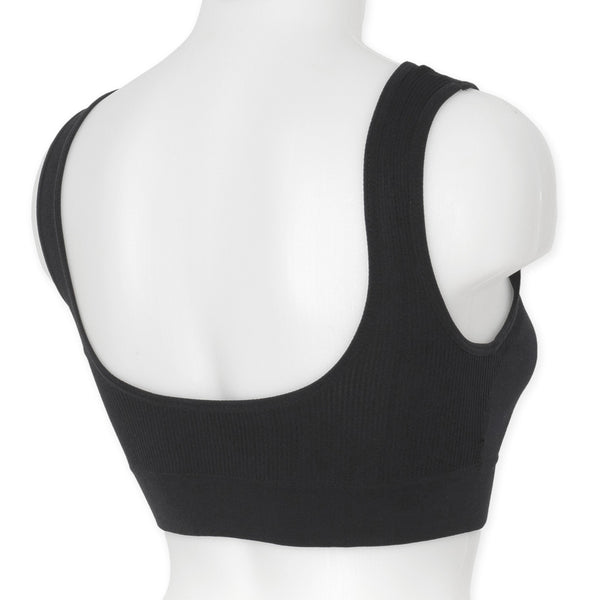 זוג גוזיות ריב כתפיה רחבה בטנה כפולה וקאפים נשלפים נשים S-XL