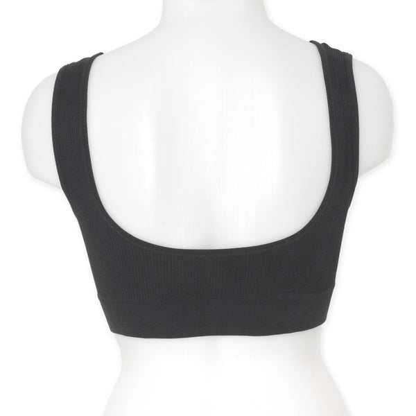 זוג גוזיות ריב כתפיה רחבה בטנה כפולה וקאפים נשלפים נשים S-XL