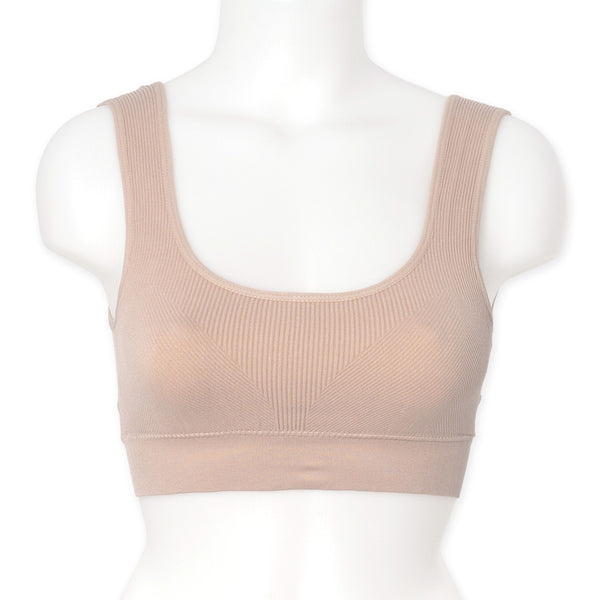 זוג גוזיות ריב כתפיה רחבה בטנה כפולה וקאפים נשלפים נשים S-XL