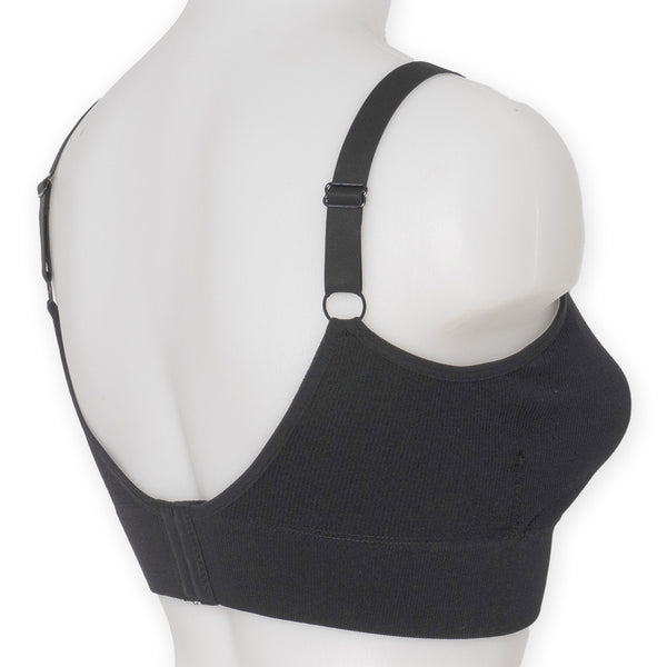 זוג גוזיות ללא תפר בטנה כפולה וקאפים נשלפים נשים S-XL