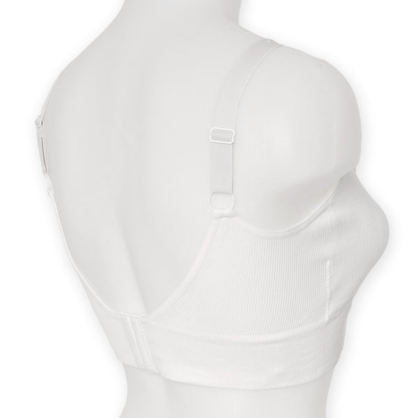 זוג גוזיות ללא תפר בטנה כפולה וקאפים נשלפים נשים S-XL