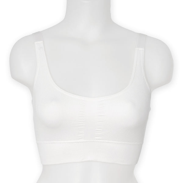 זוג גוזיות ללא תפר בטנה כפולה וקאפים נשלפים נשים S-XL