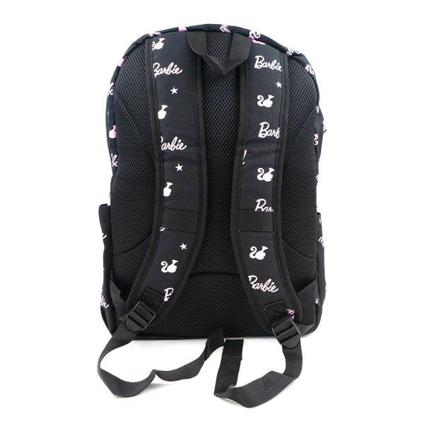 תיק בית ספר ברבי Barbie שחור-ורוד לוגו