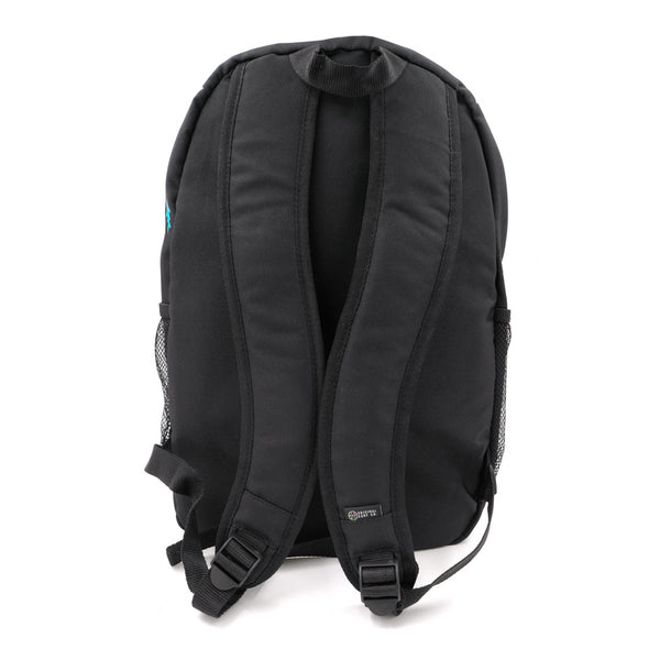 תיק בית ספר Maui שחור עם פאץ' וכרישים