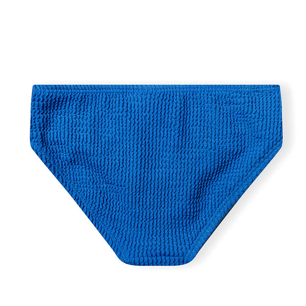 בגד ים מינוטי ביקיני כחול טקסטורת כיווצים בנות