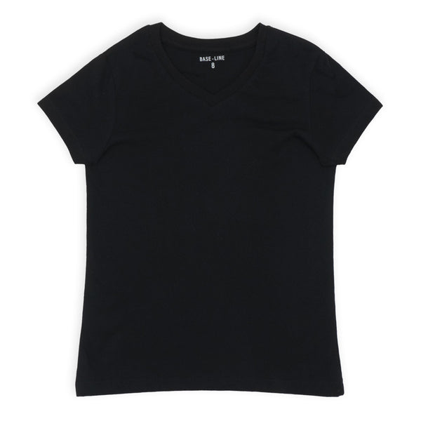 חולצת כותנה צווארון וי