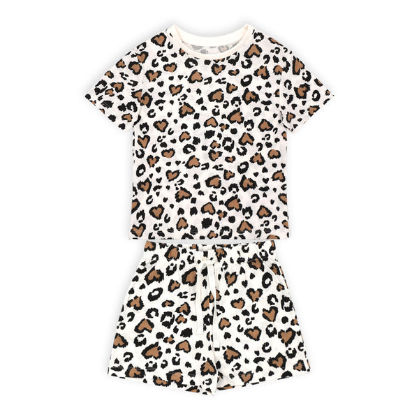 זוג פיג'מות אוברסייז מודפסות