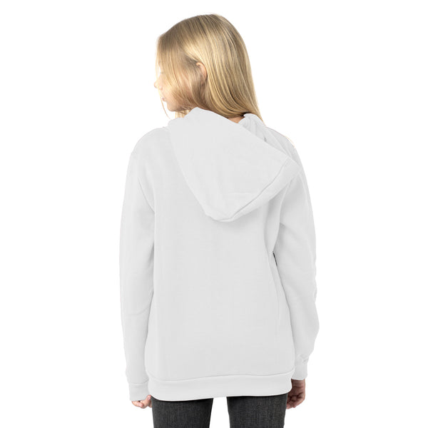 קפוצ'ון עם רוכסן שחור/לבן