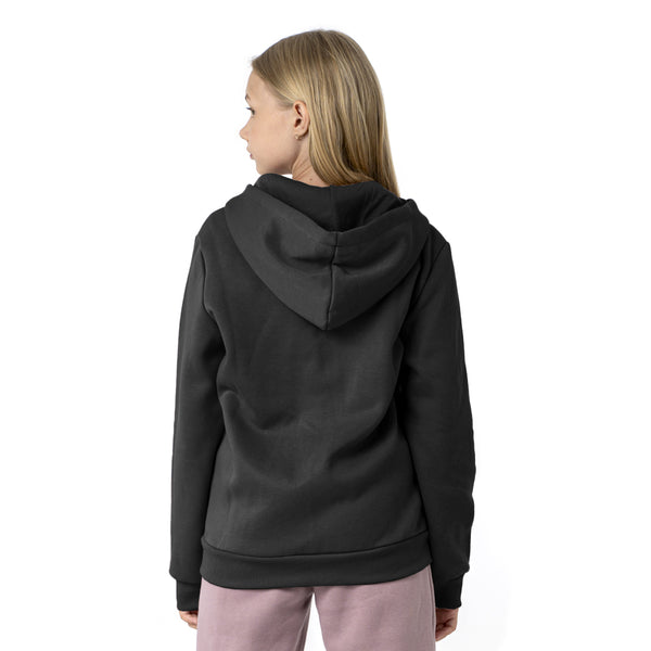 קפוצ'ון עם רוכסן שחור/לבן