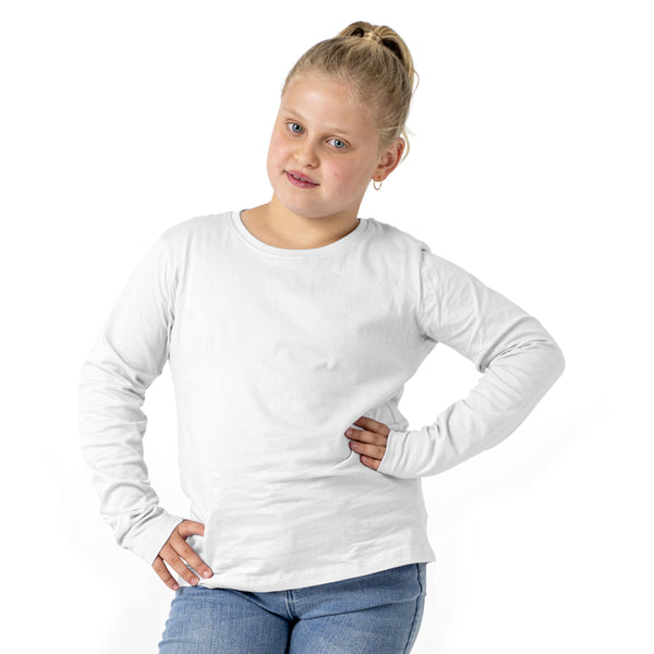 מארז 6 חולצות בית ספר ארוכות צווארון עגול