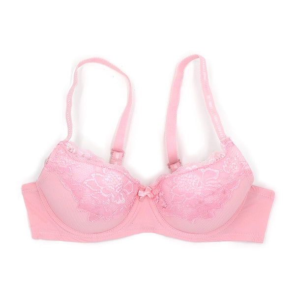 זוג חזיות עם ריפוד קל ועיטור תחרה נשים