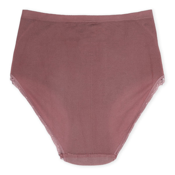 סט 5 תחתונים מחטבים גזרה גבוהה אל תפר נשים