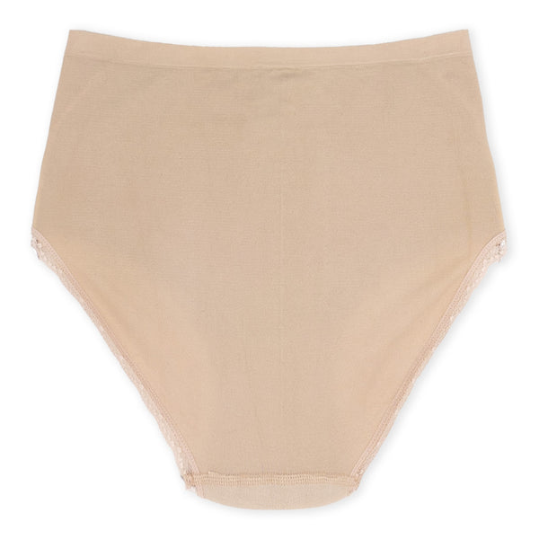 סט 5 תחתונים מחטבים גזרה גבוהה אל תפר נשים