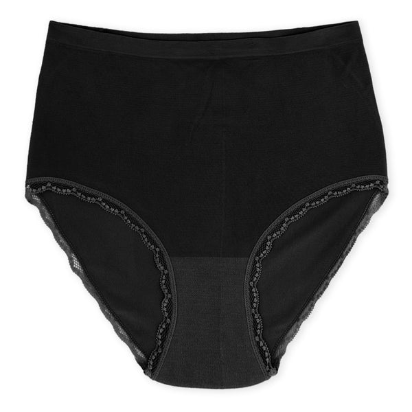 סט 5 תחתונים מחטבים גזרה גבוהה אל תפר נשים