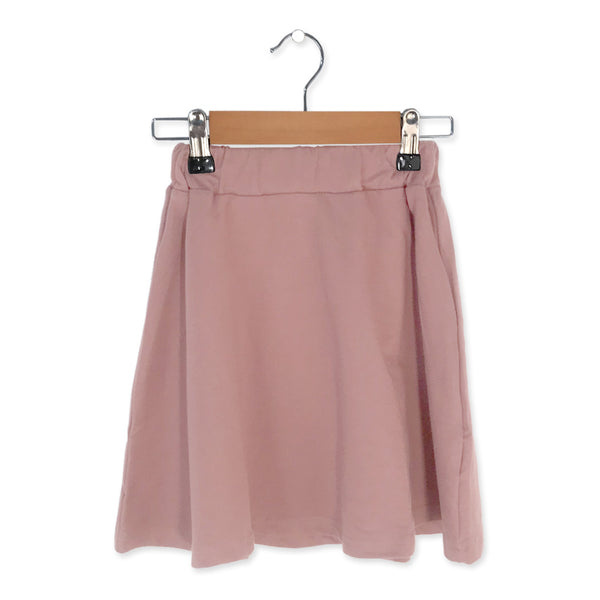 מארז 3 חצאיות ברך פרנץ' טרי שחור-כחול-פודרה בנות