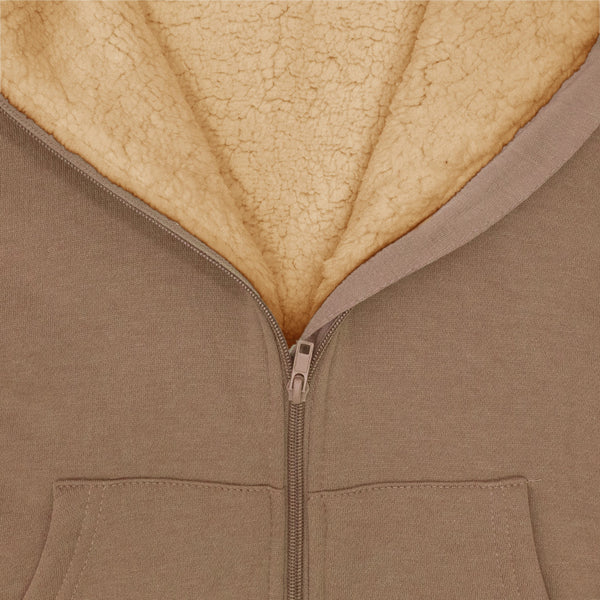 קפוצ'ון פרווה עם רוכסן