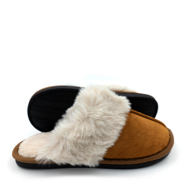 נעלי בית פרווה פתוחות