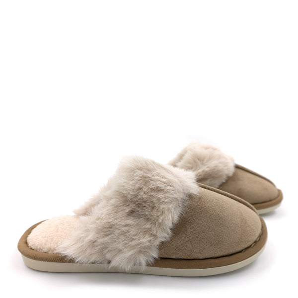 נעלי בית פרווה פתוחות