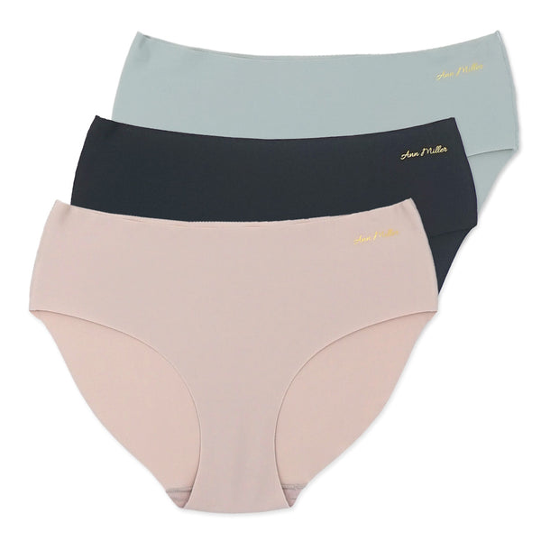 מארז 3 תחתוני ביקיני חיתוך לייזר נשים