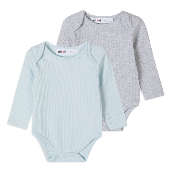 זוג בגדי גוף מינוטי תינוקות