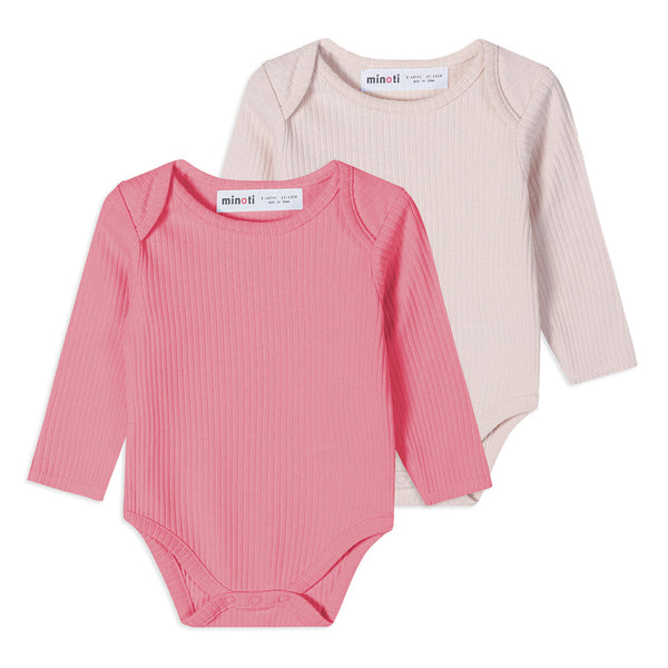 זוג בגדי גוף מינוטי תינוקות