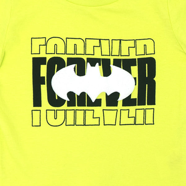 זוג חולצות באטמן ירוק-אפור תינוקות בנים