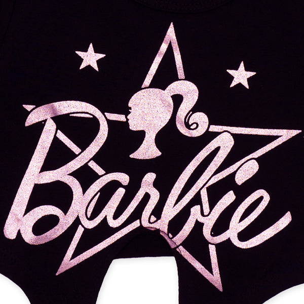 מארז 2 חליפות ברבי עם קשירה ורוד-שחור תינוקות בנות