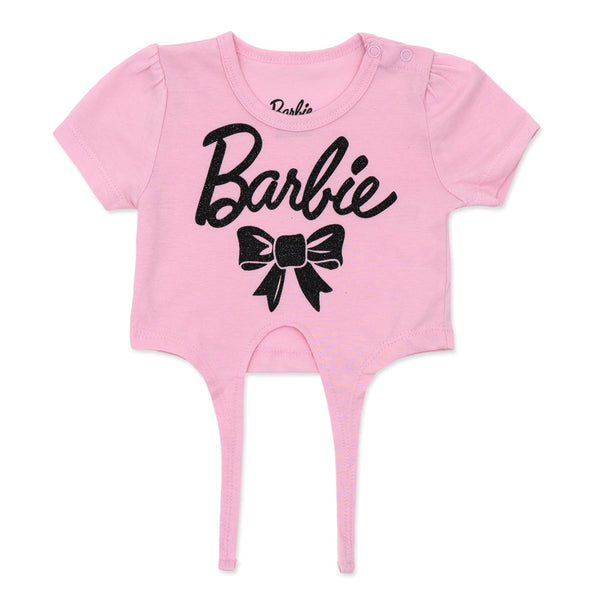 מארז 2 חליפות ברבי עם קשירה ורוד-שחור תינוקות בנות