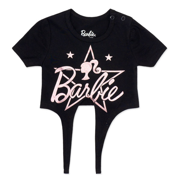 מארז 2 חליפות ברבי עם קשירה ורוד-שחור תינוקות בנות