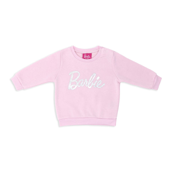 חליפת פוטר הדפס ברבי כסוף תינוקות בנות