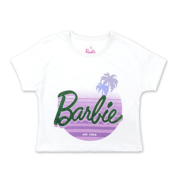 מארז 2 פיג'מות לבנות מודפסות ברבי בנות