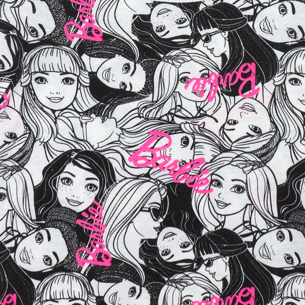 מארז 2 פיג'מות לבנות מודפסות ברבי בנות