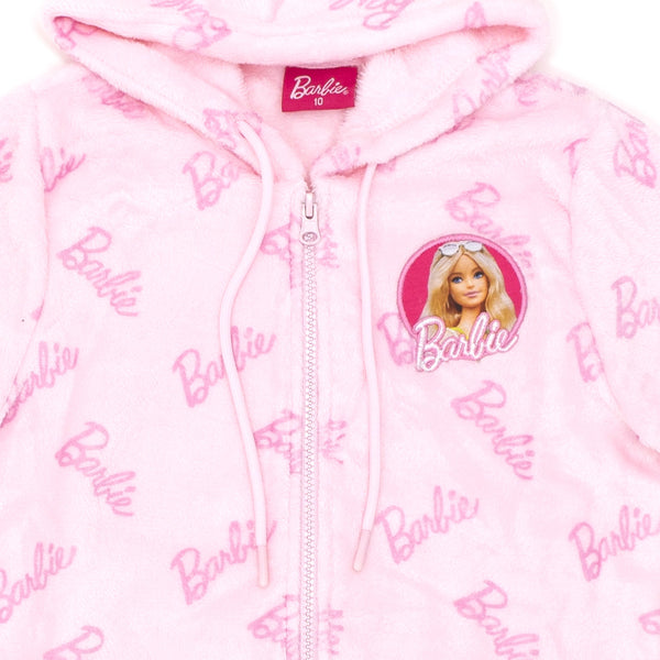 ג'קט ברבי קפוצ'ון קורל פליז בנות