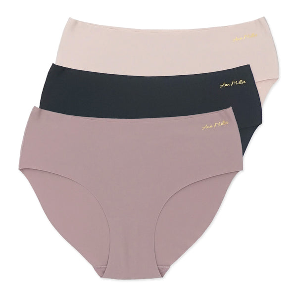 מארז 3 תחתוני ביקיני חיתוך לייזר נשים