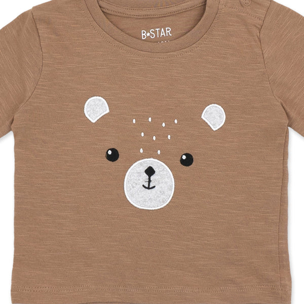 מארז 3 חולצות סלאב הדפסי חיות תינוקות בנים